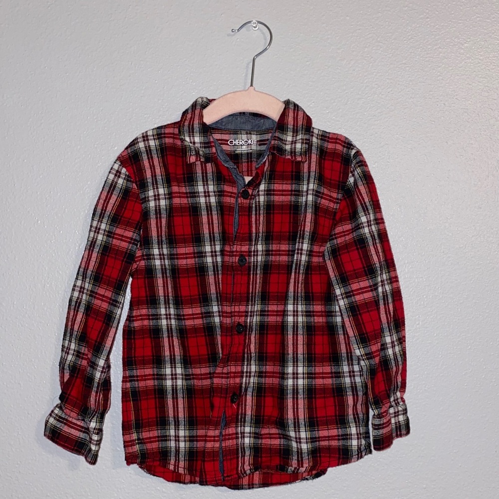 Boy’s Plaid Long Sleeve Shirt